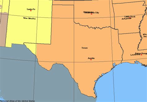 Texas skiftede til sommertid kl. 02:00 søndag, 10. marts. Klokken blev sat én time frem. Texas har 2 tidszoner. Tidszonen for hovedstaden Austin er brugt her. Sol ↑ 07:45 ↓ 19:38 (11t 53min) - Mere info - Sæt Texas som hjemmeplacering - Tilføj til foretrukne placeringer